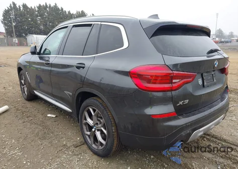 2021 BMW X3 xDrive30I z USA, uszkodzony, nr VIN 5UXTY5C09M9G99825